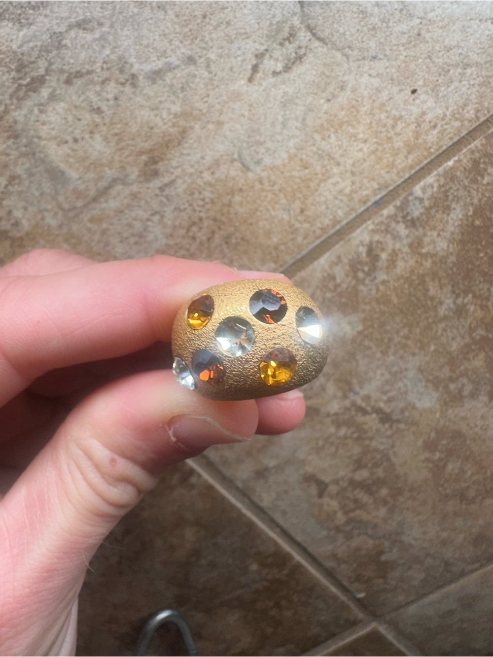 Vintage Jackie Collin’s ring 1980s 6-6.5